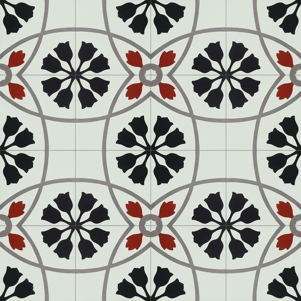 Gạch bông 20X20cm - Ảnh 4