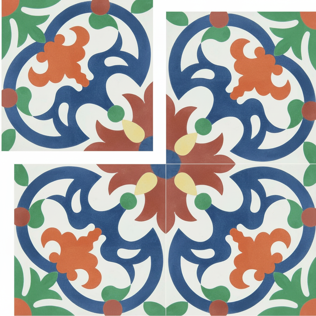 Gạch bông 20X20cm - Ảnh 2