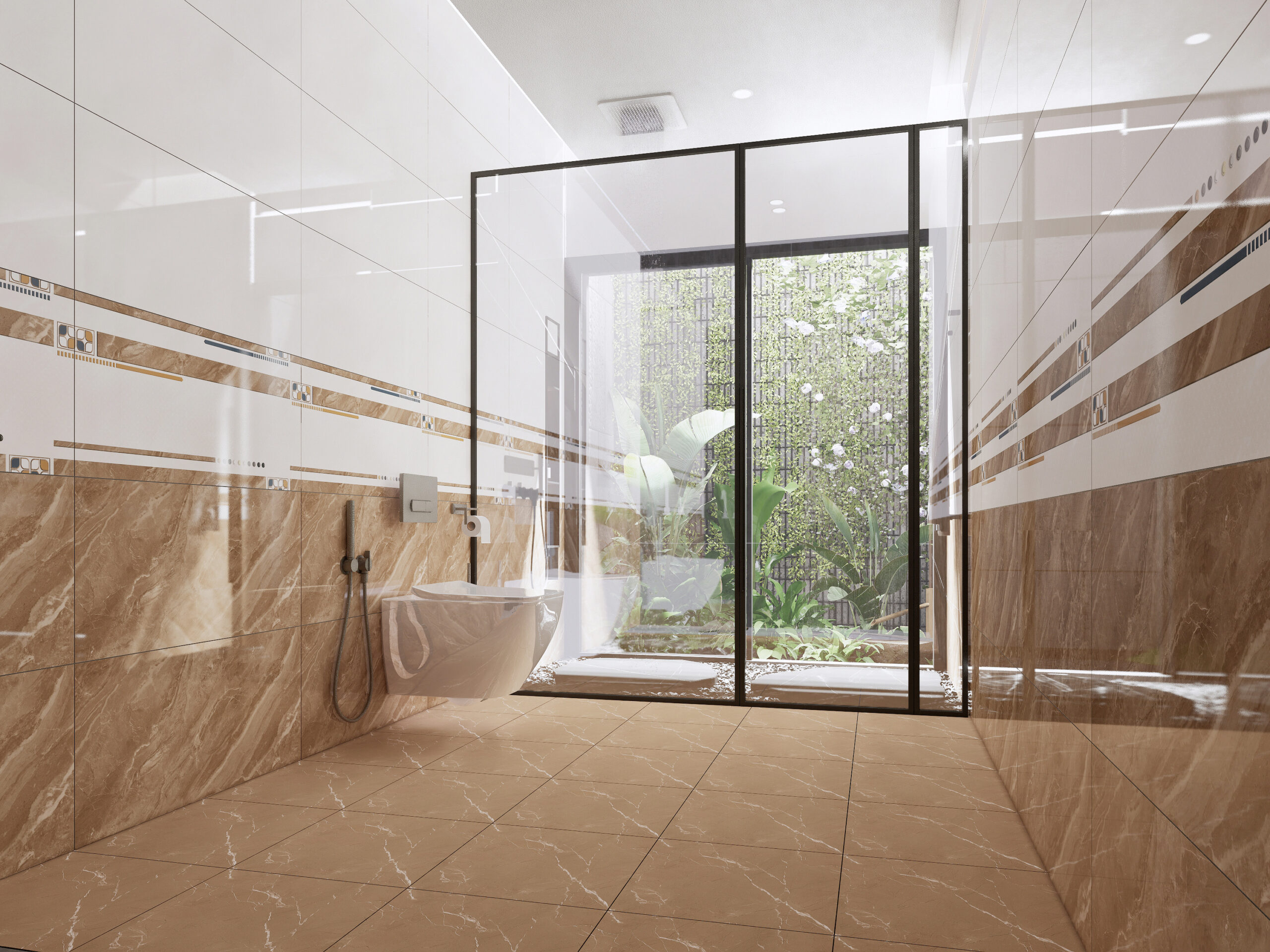 Gạch Hoàn Mỹ Vân đá Marble 40x80 16531 - Ảnh 5