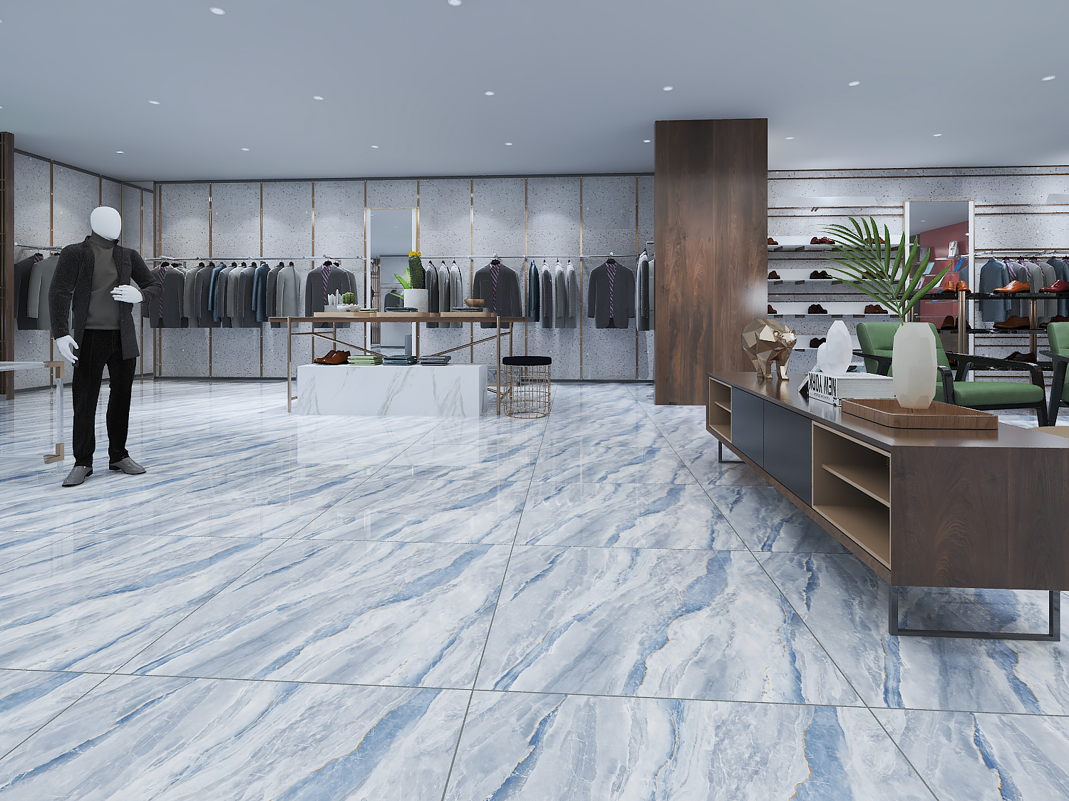 Gạch Hoàn Mỹ Vân đá Marble 80x80 04137 - Ảnh 3