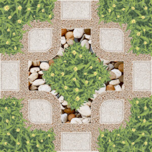 Gạch Hoàn Mỹ Vân đá ghép 50x50 01615