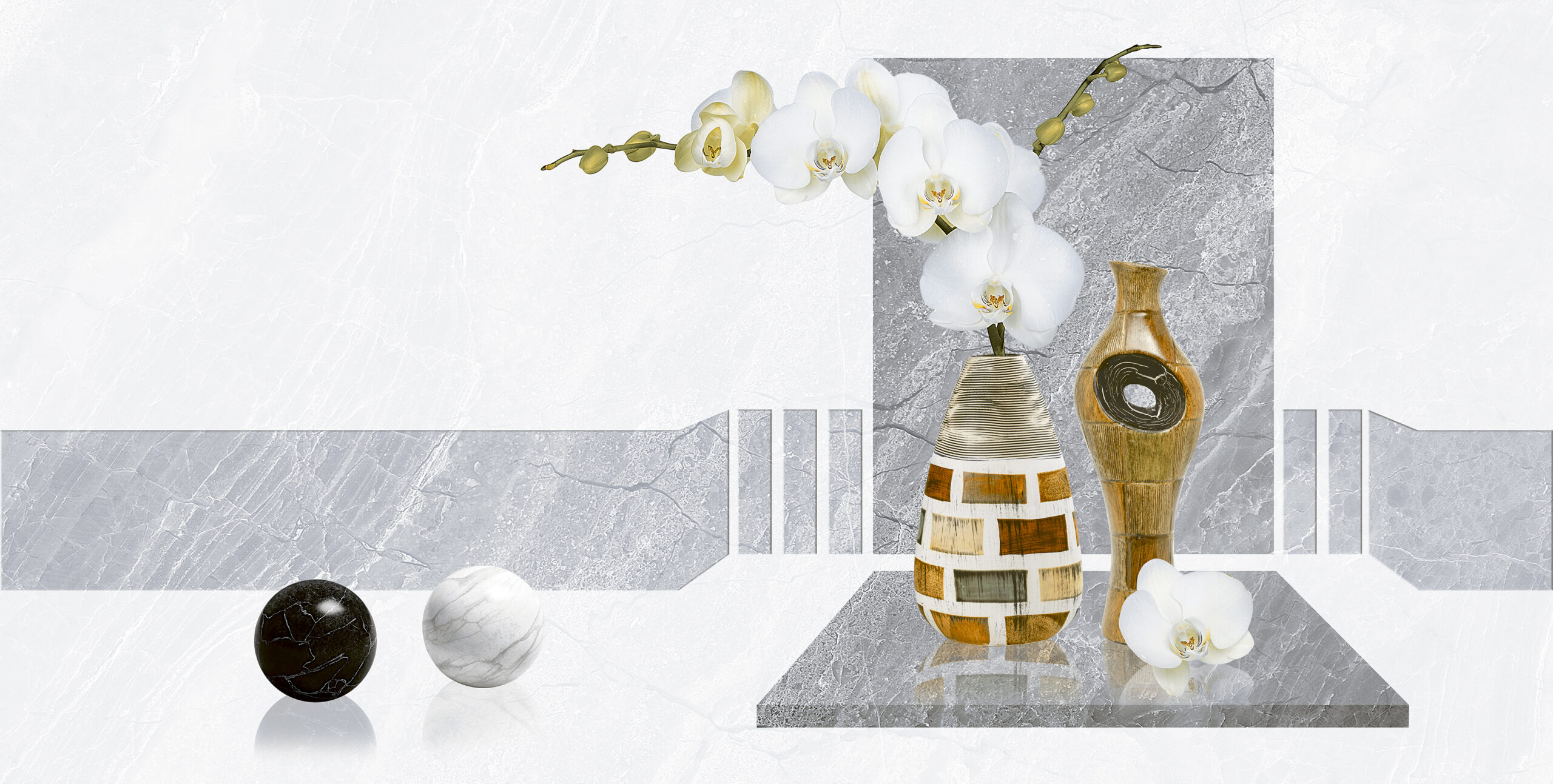 Gạch Hoàn Mỹ Vân đá Marble 30x60 03138 - Ảnh 2