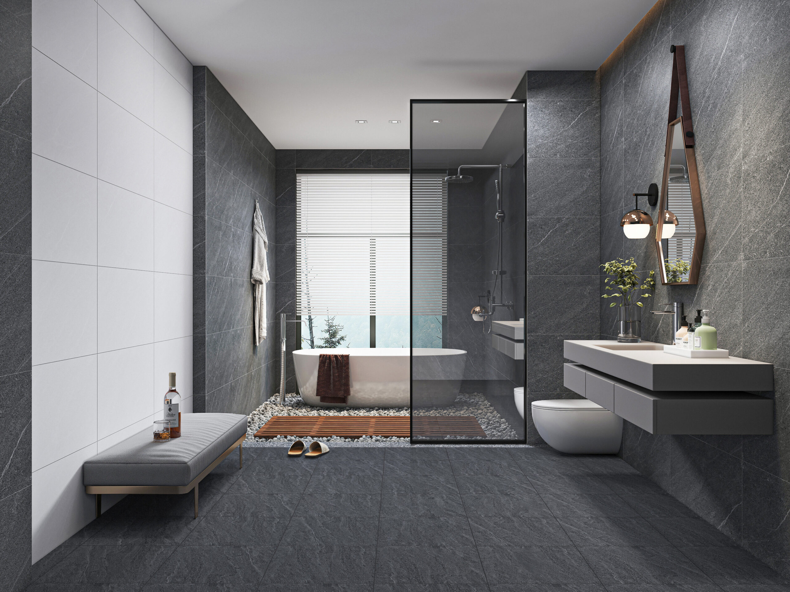 Gạch Hoàn Mỹ Vân đá Marble 40x80 15706 - Ảnh 5