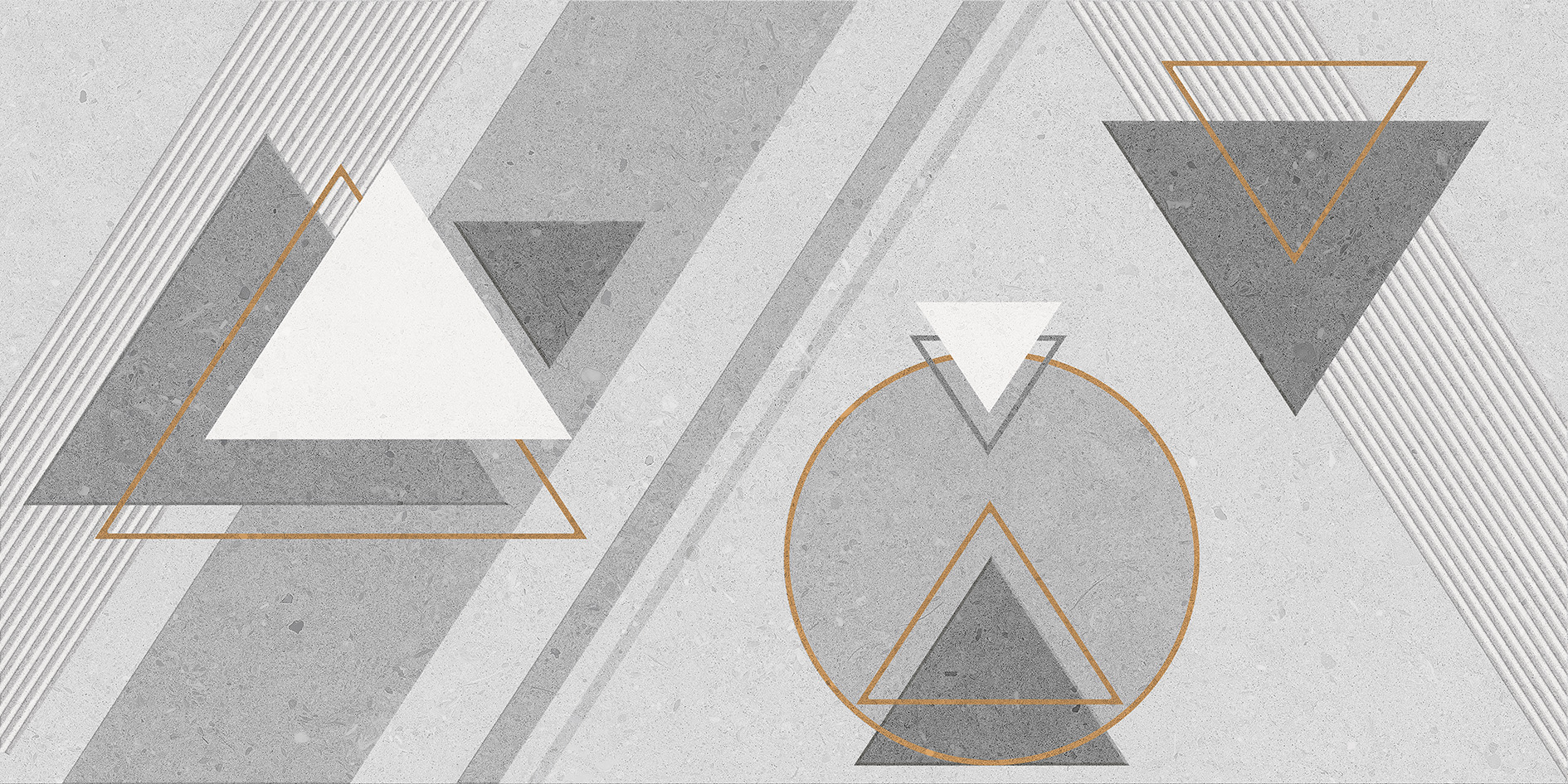 Gạch Hoàn Mỹ Vân đá terrazzo 30x60 26208 - Ảnh 2