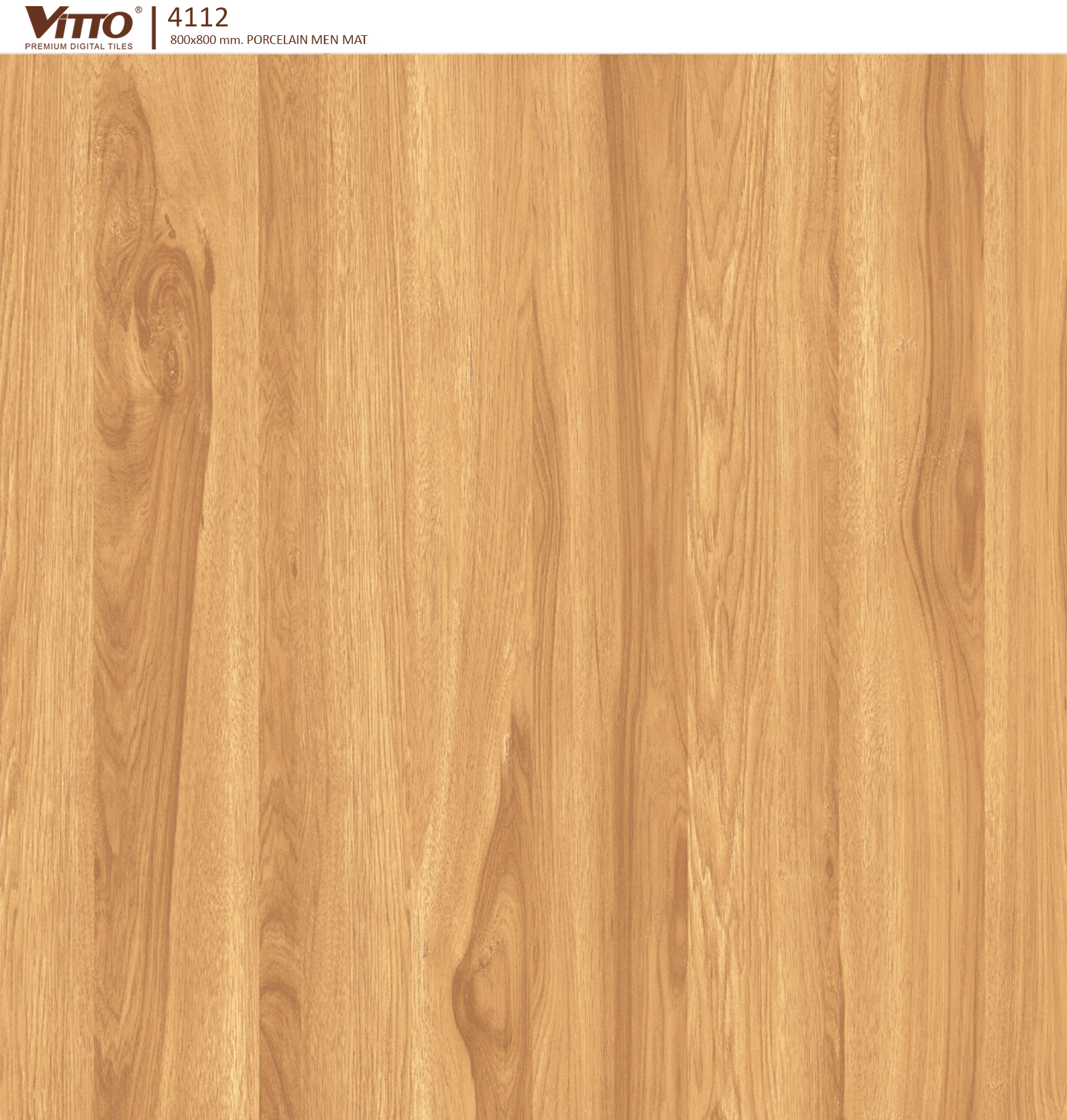 Gạch Hoàn Mỹ Vân gỗ tràn 80x80 04112 - Ảnh 2