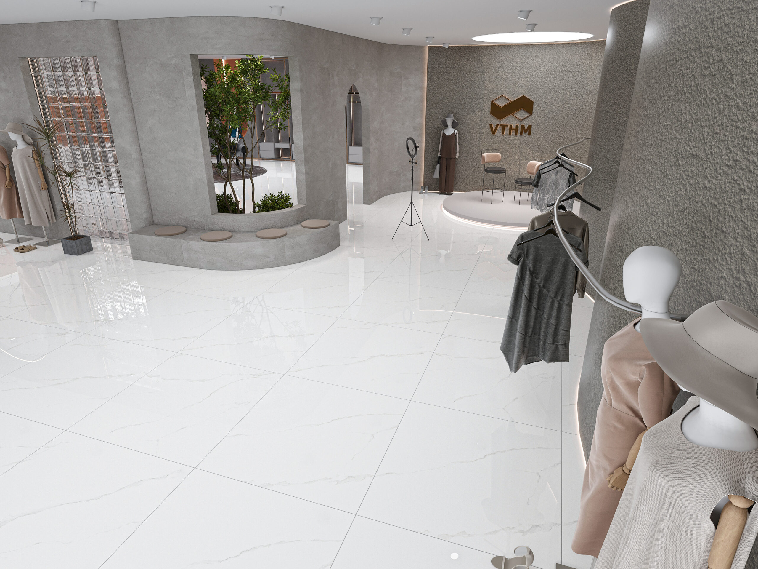 Gạch Hoàn Mỹ Vân calacatta 100x100 06262 - Ảnh 6