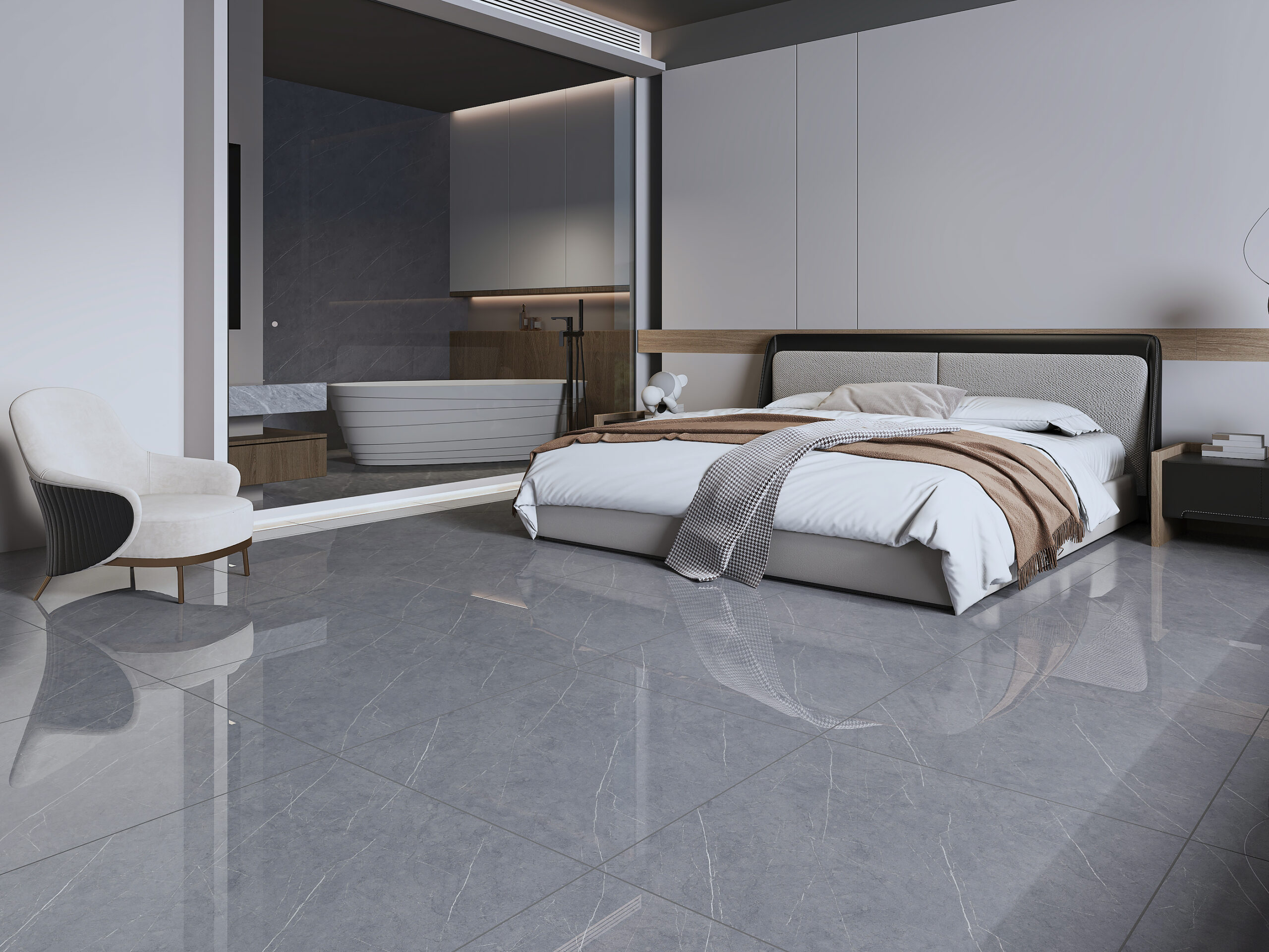 Gạch Hoàn Mỹ Vân đá Marble 80x80 04139 - Ảnh 3