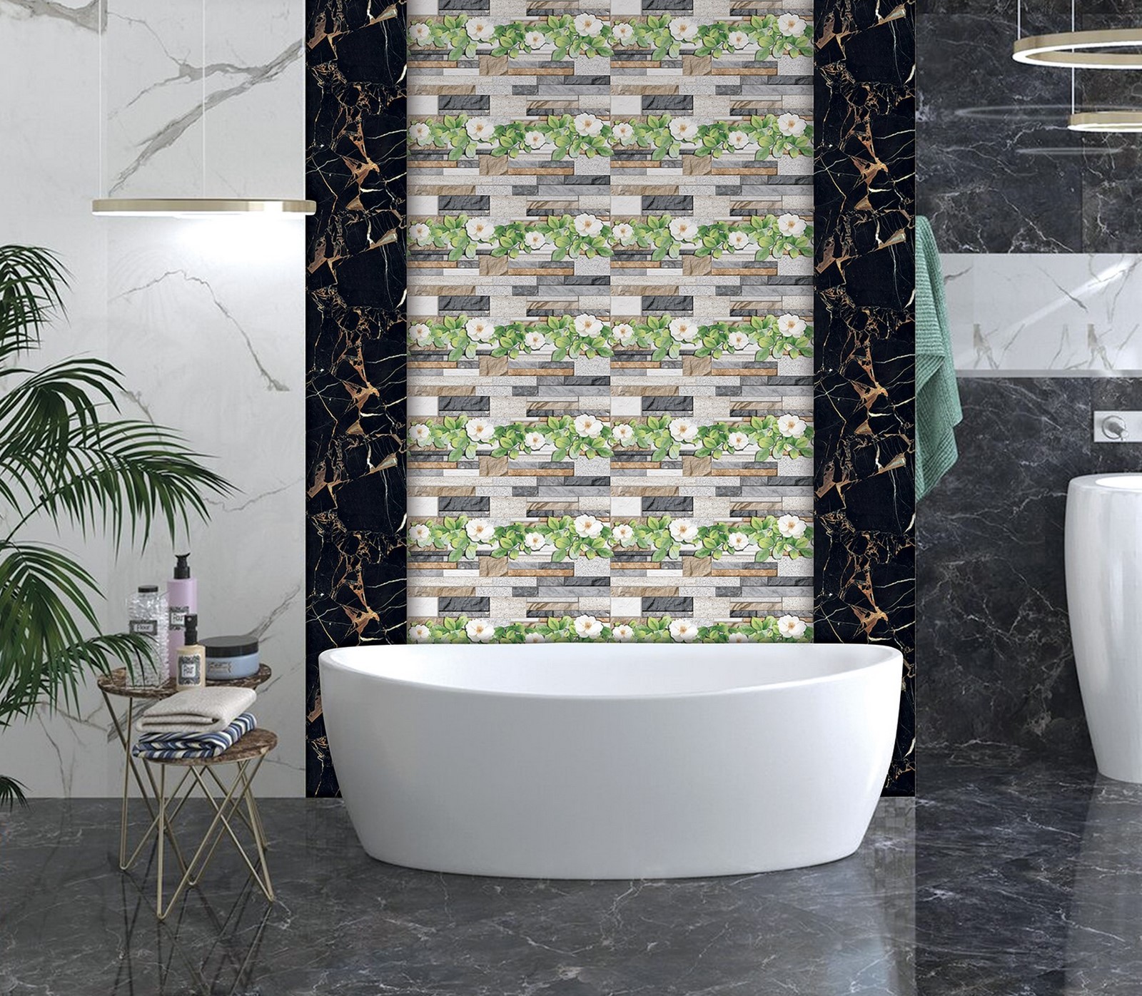 Gạch Gạch trang trí Ý Mỹ 20x40 A24004TS - Ảnh 2