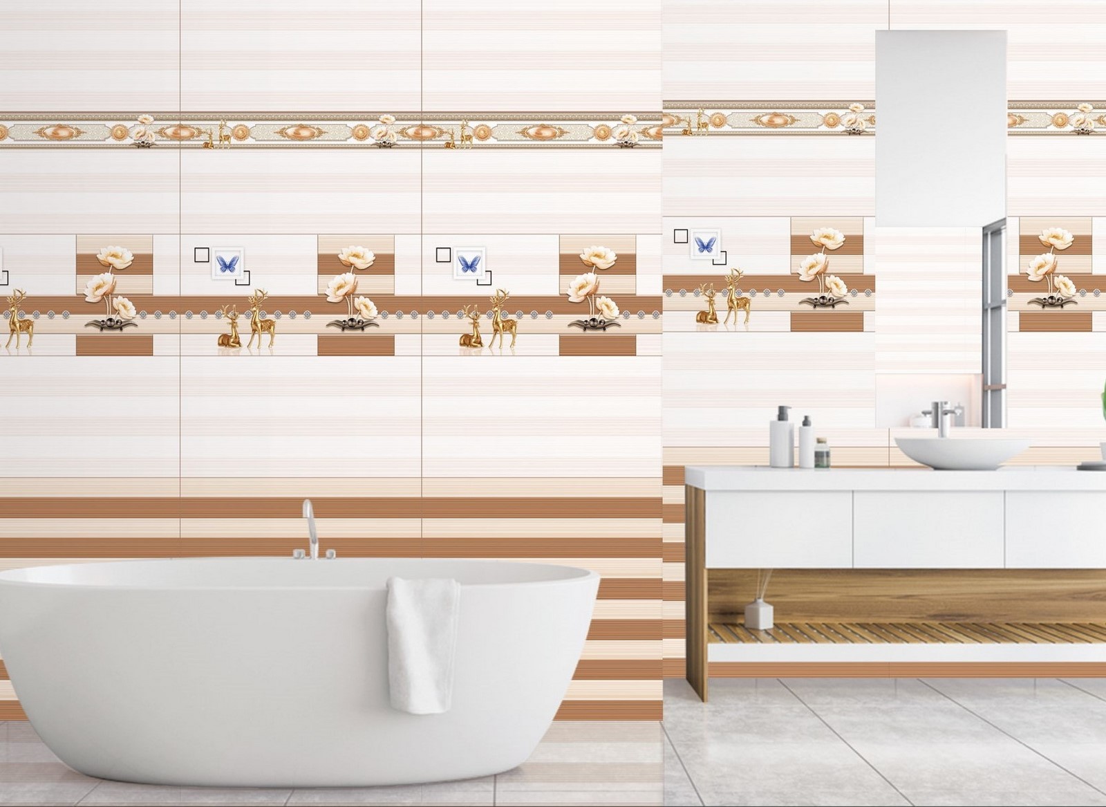 Gạch Ốp tường Ý Mỹ 30x60 A36043SN - Ảnh 5