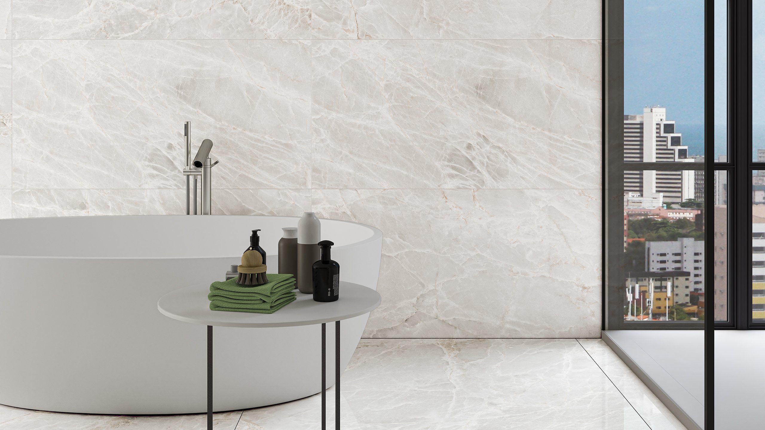 Gạch vân đá marble Vietceramic 60x120 612BRWH - Ảnh 2