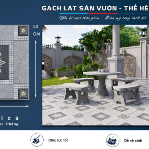Gạch Sân vườn Ý Mỹ 50x50 C509E