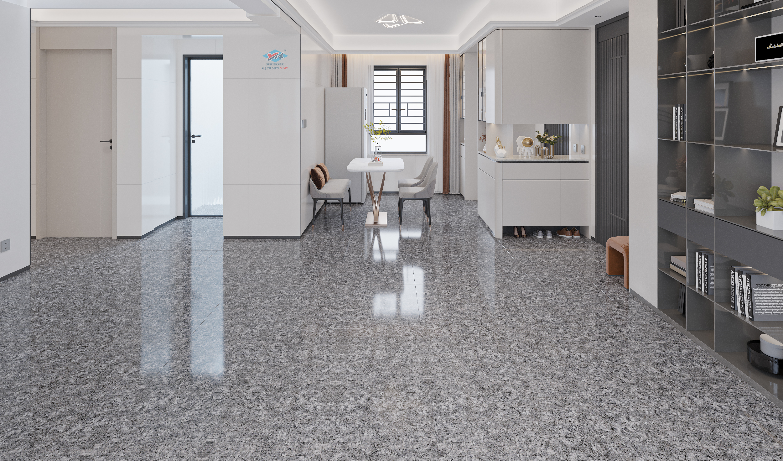 Gạch Lát nền Ý Mỹ 50x50 C551 - Ảnh 2