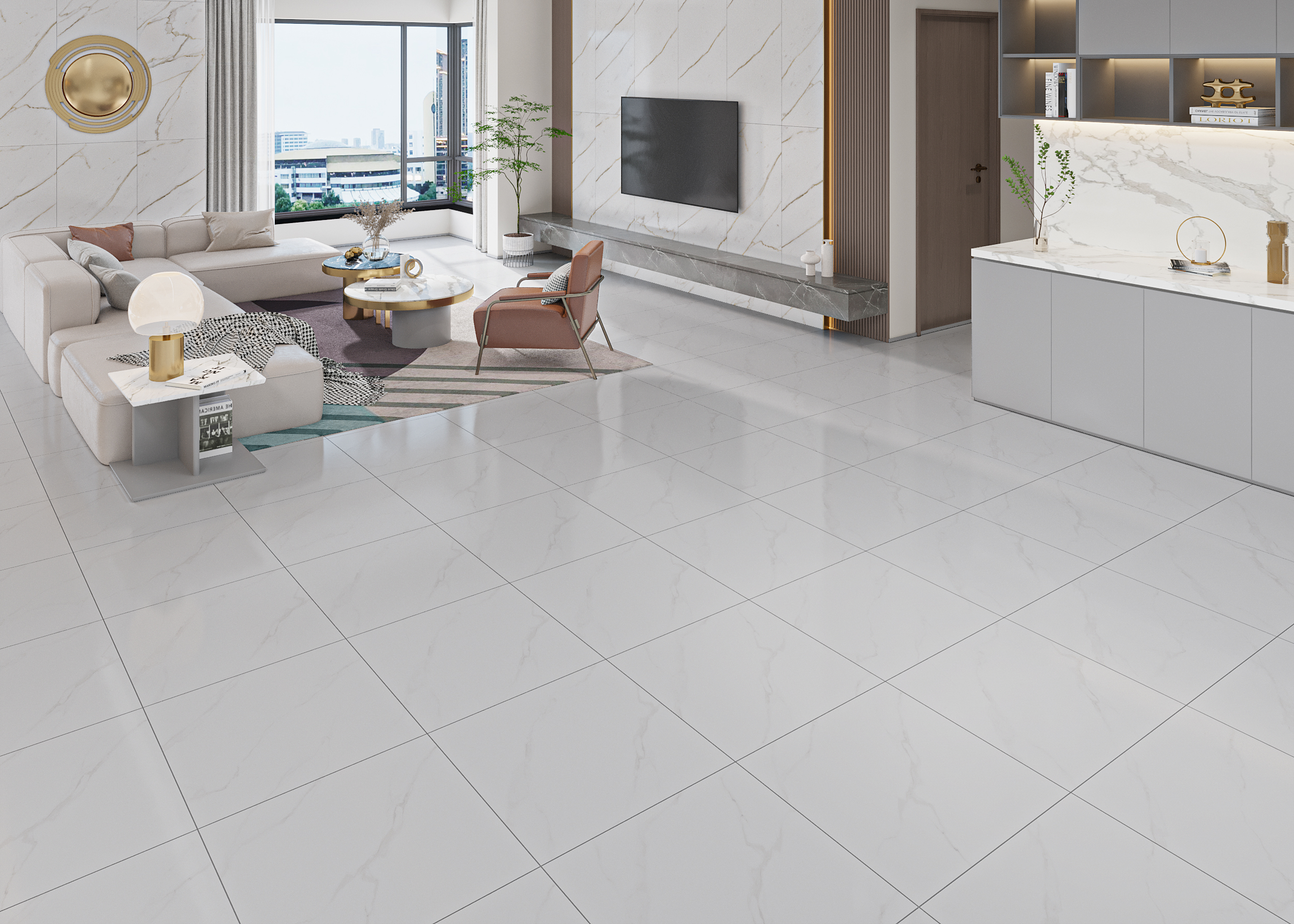 Gạch Lát nền Ý Mỹ 60x60 C634R - Ảnh 6