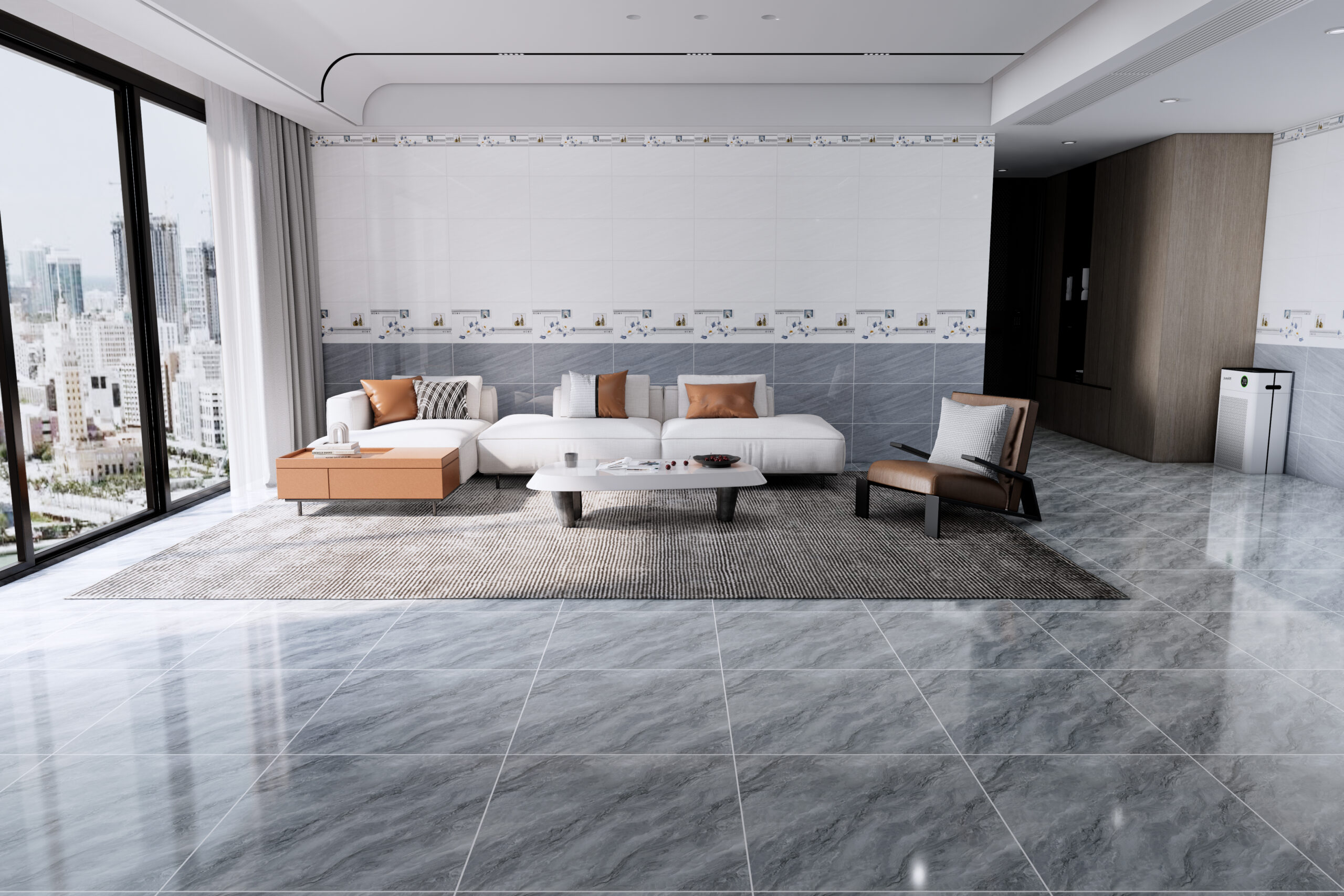 Gạch Lát nền Ý Mỹ 60x60 DL667 - Ảnh 3