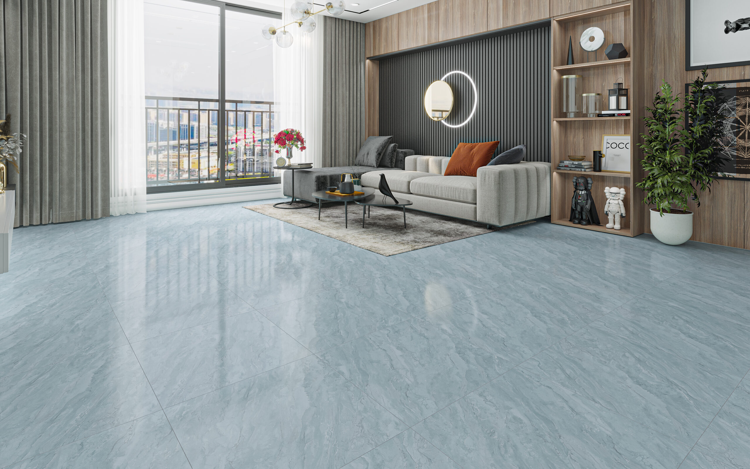 Gạch Lát nền Ý Mỹ 60x60 DL6807R - Ảnh 7