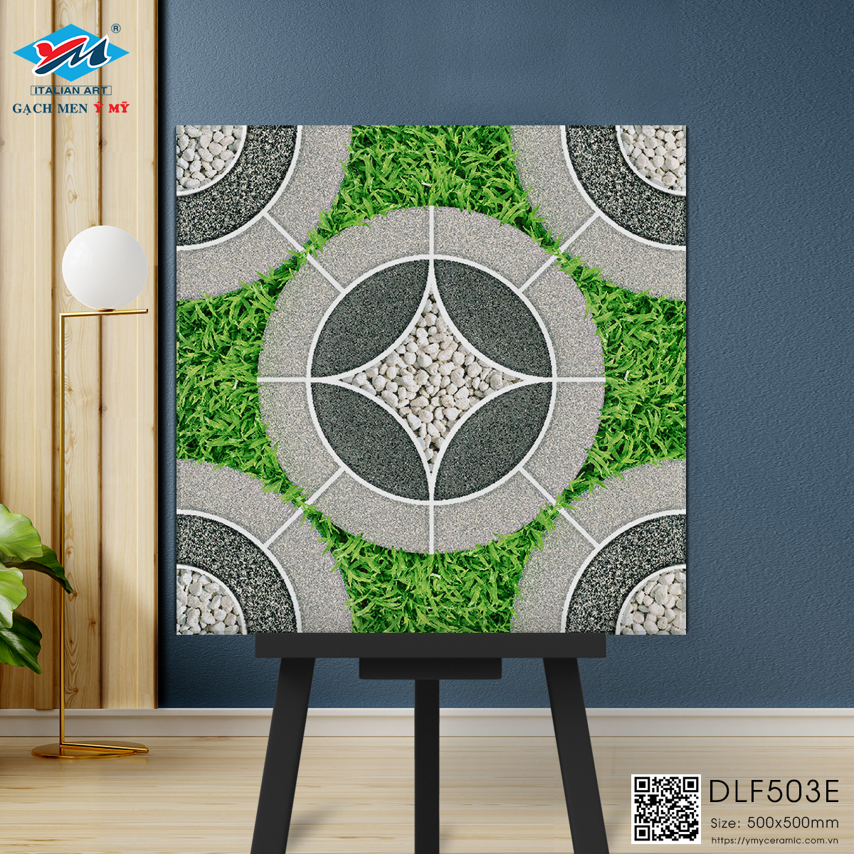 Gạch Lát nền Ý Mỹ 50x50 DLF503E - Ảnh 3