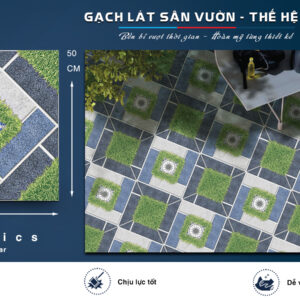 Gạch Sân vườn Ý Mỹ 50x50 DLF509E