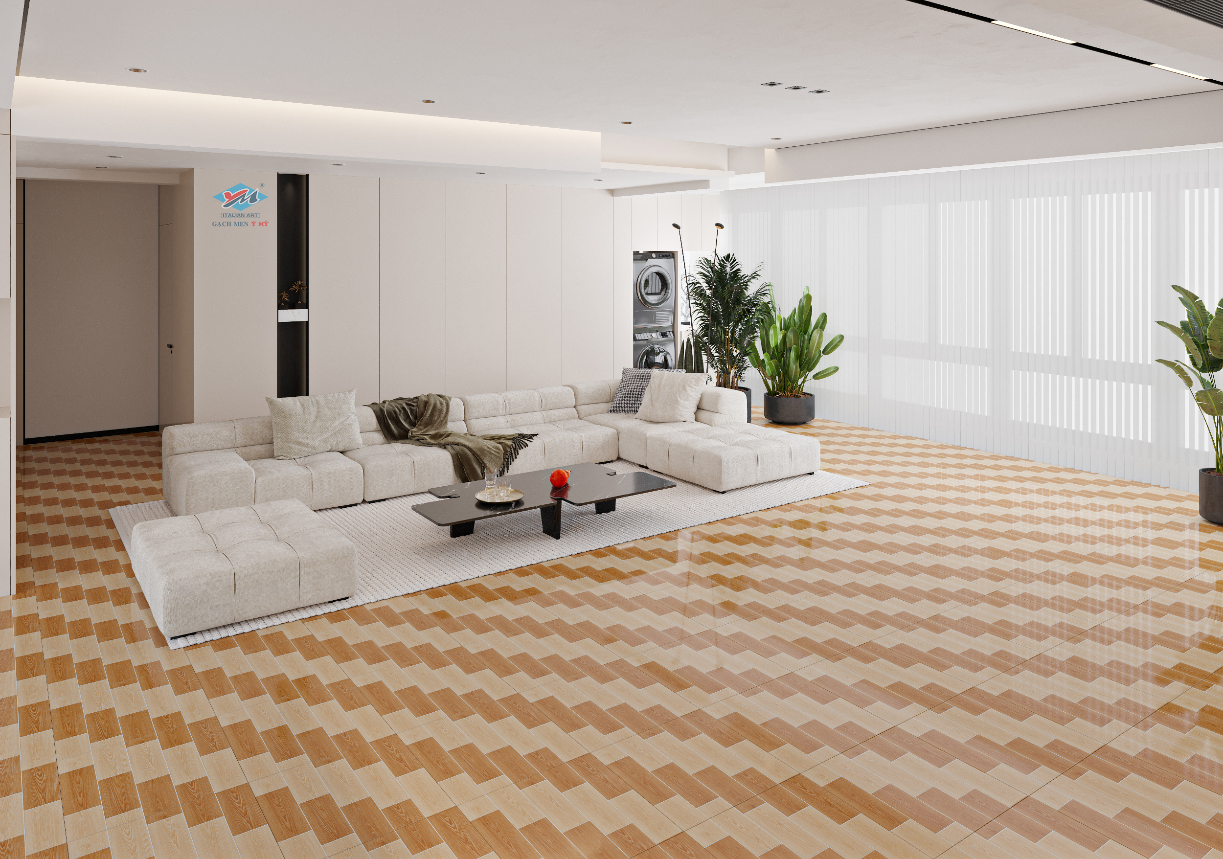 Gạch Lát nền Ý Mỹ 50x50 DT5502 - Ảnh 4