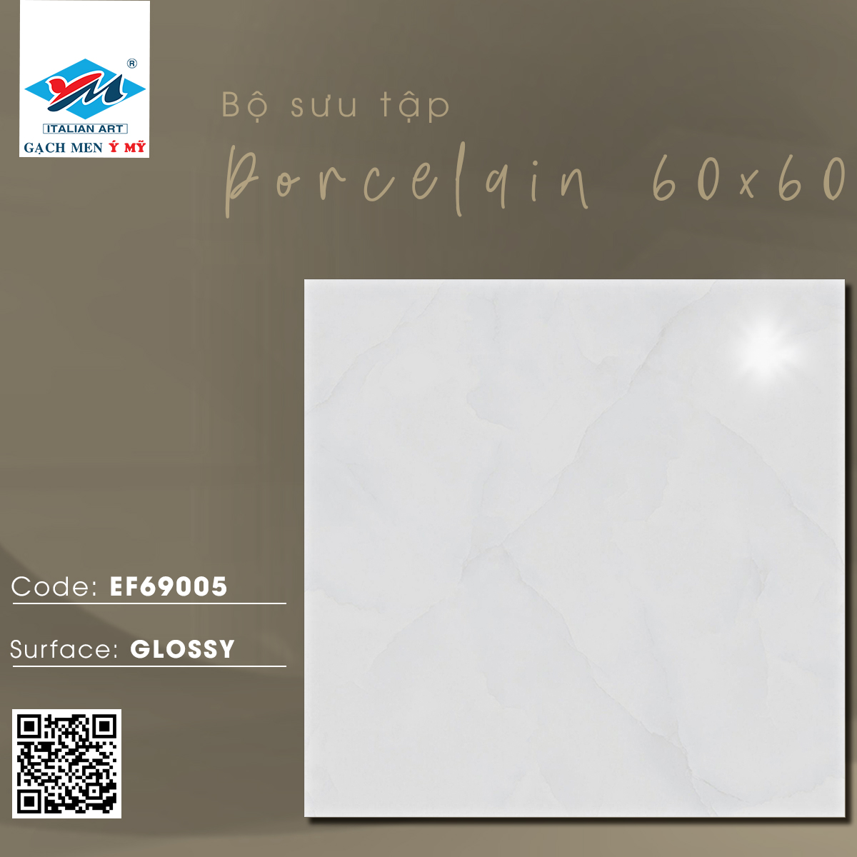 Gạch Lát nền Ý Mỹ 60x60 EF69005 - Ảnh 6