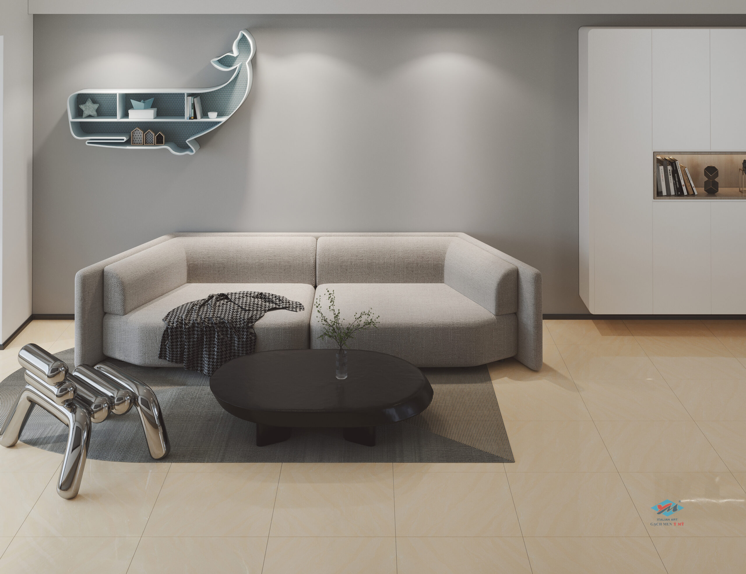 Gạch Lát nền Ý Mỹ 60x60 EG632 - Ảnh 3