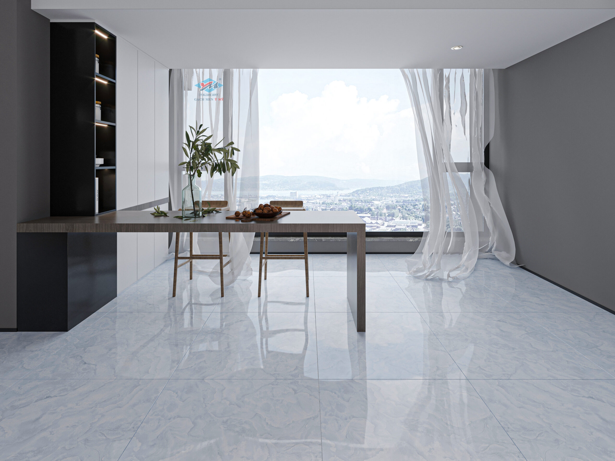 Gạch Lát nền Ý Mỹ 80x80 EN89001 - Ảnh 4