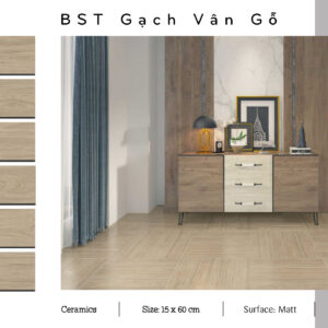 Gạch Lát nền Ý Mỹ 15x60 F156001R