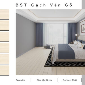 Gạch Lát nền Ý Mỹ 15x60 F156002R