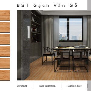 Gạch Lát nền Ý Mỹ 15x60 F156003R