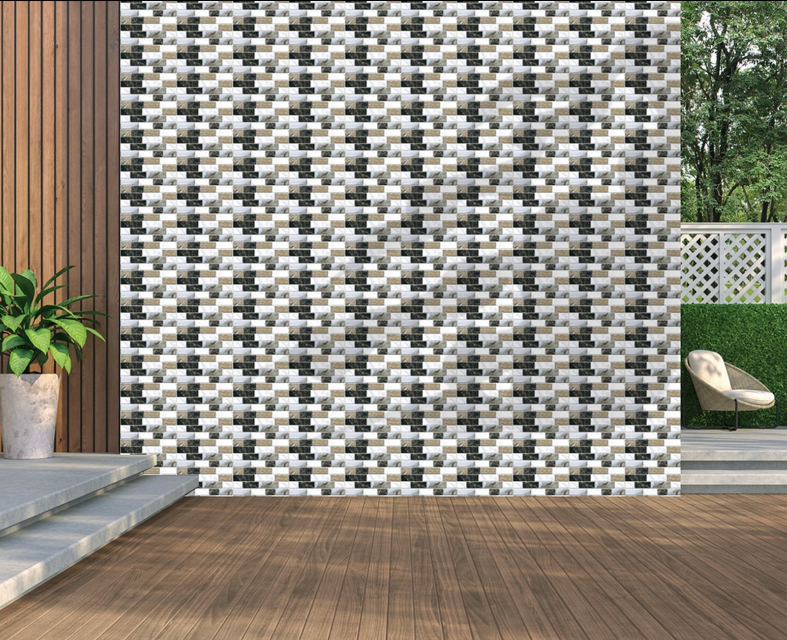 Gạch Gạch trang trí Ý Mỹ 20x40 F24002TS - Ảnh 2