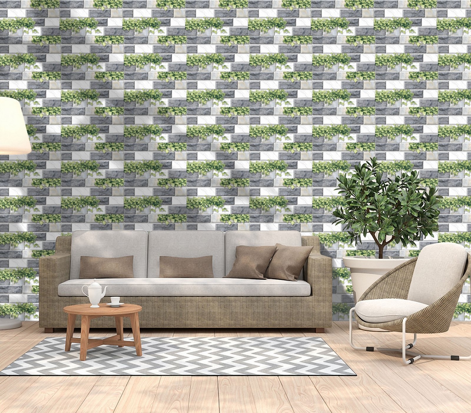 Gạch Gạch trang trí Ý Mỹ 20x40 F24005TS - Ảnh 2