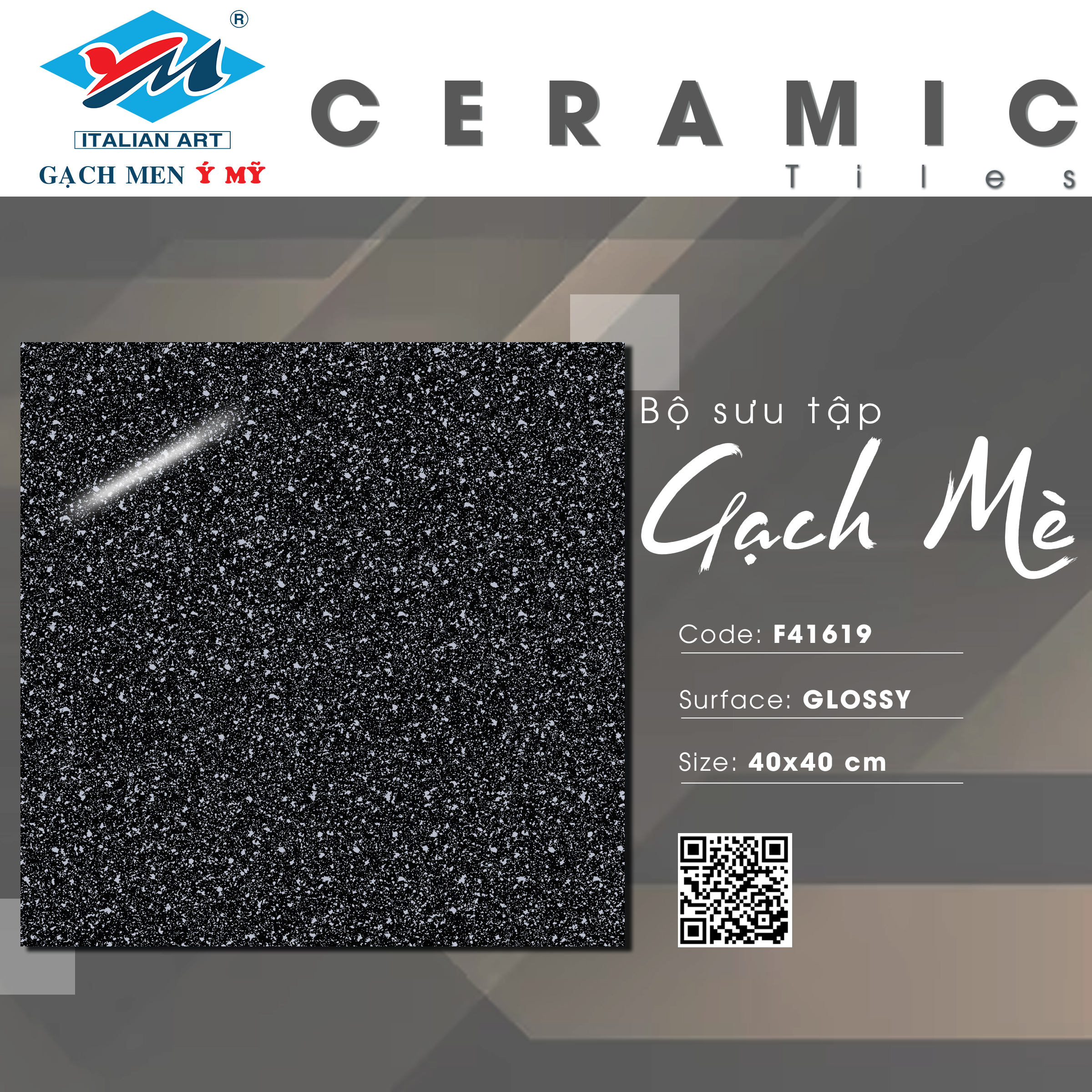 Gạch Lát nền Ý Mỹ 40x40 F41619 - Ảnh 3