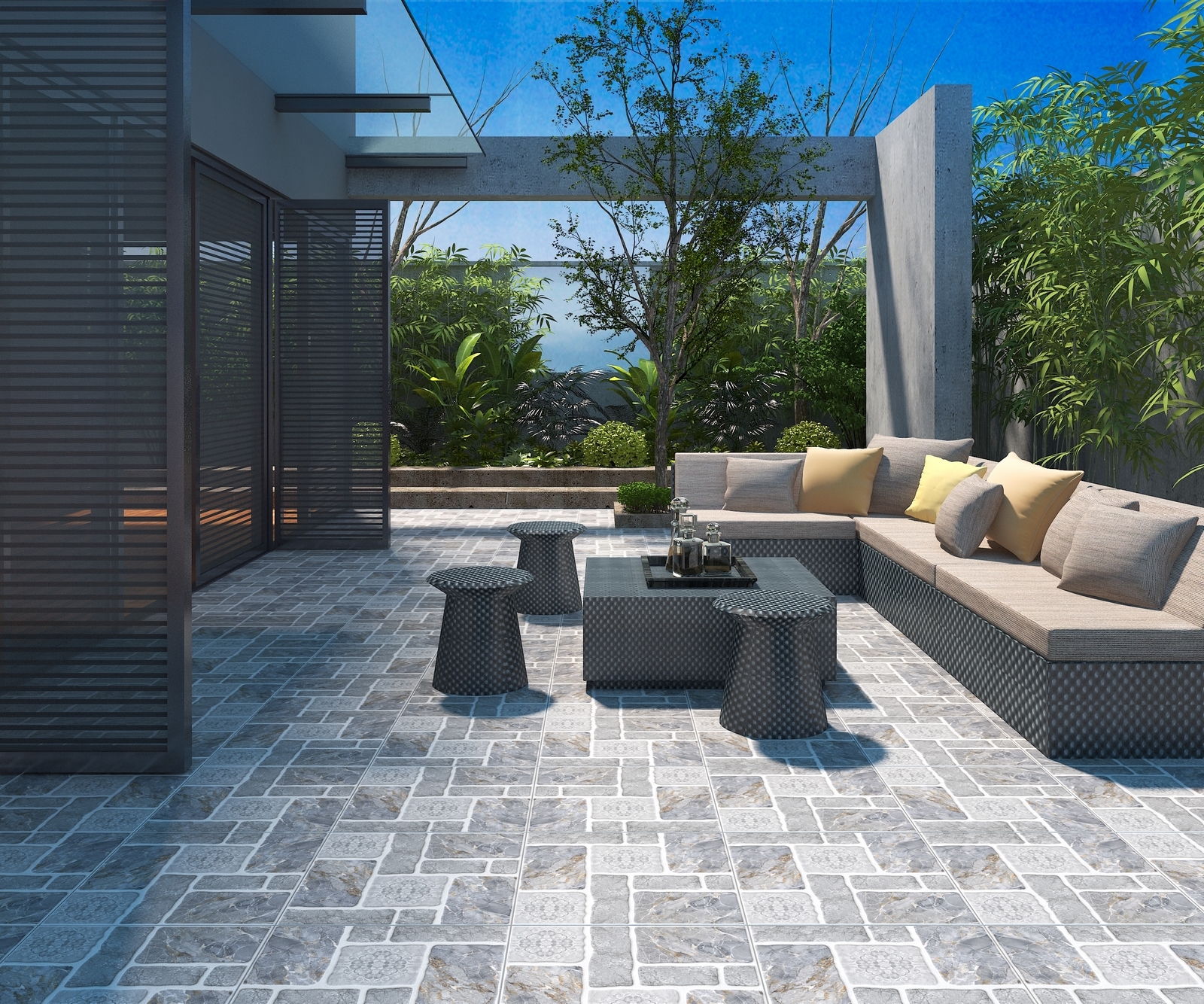 Gạch Sân vườn Ý Mỹ 50x50 F505SE - Ảnh 2