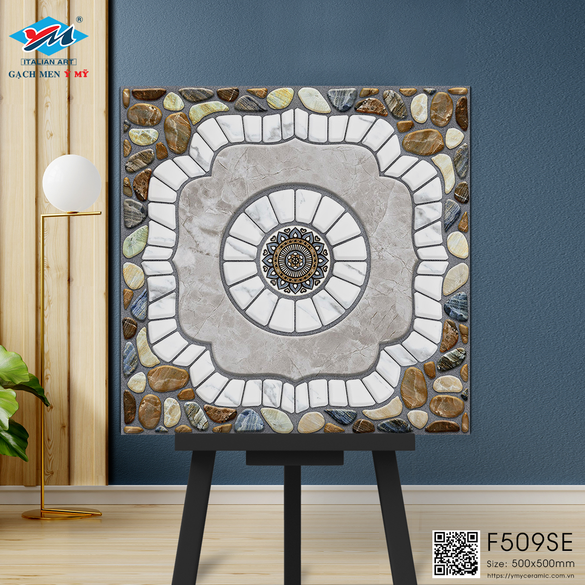 Gạch Sân vườn Ý Mỹ 50x50 F509SE - Ảnh 5