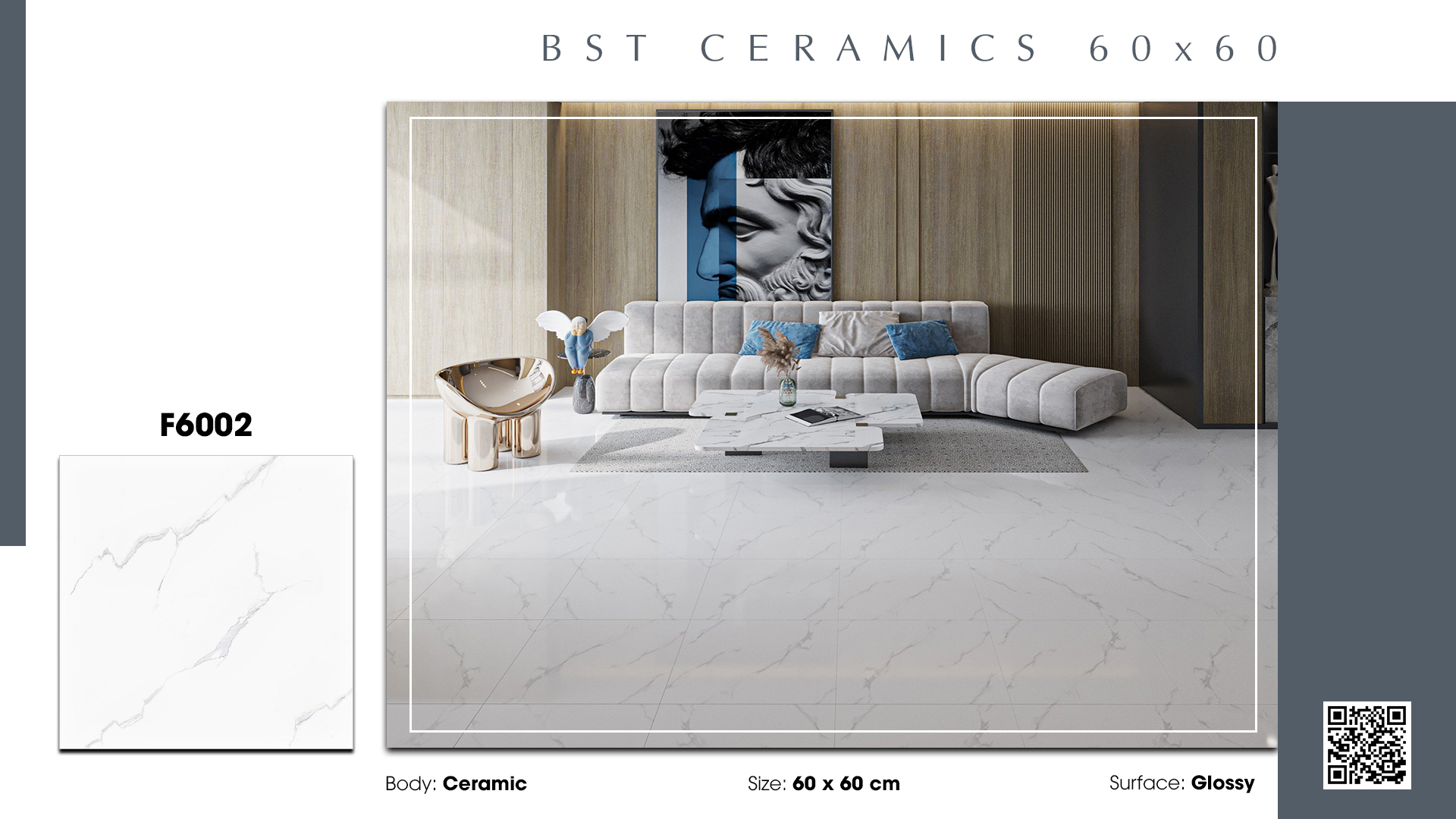 Gạch Lát nền Ý Mỹ 60x60 F6002