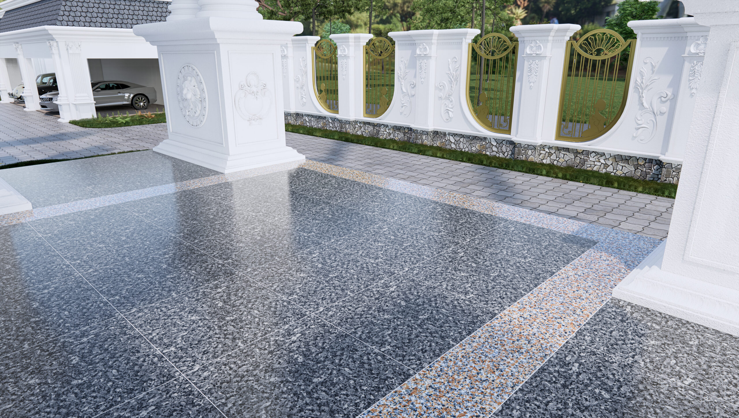 Gạch Lát nền Ý Mỹ 60x60 F6047 - Ảnh 3