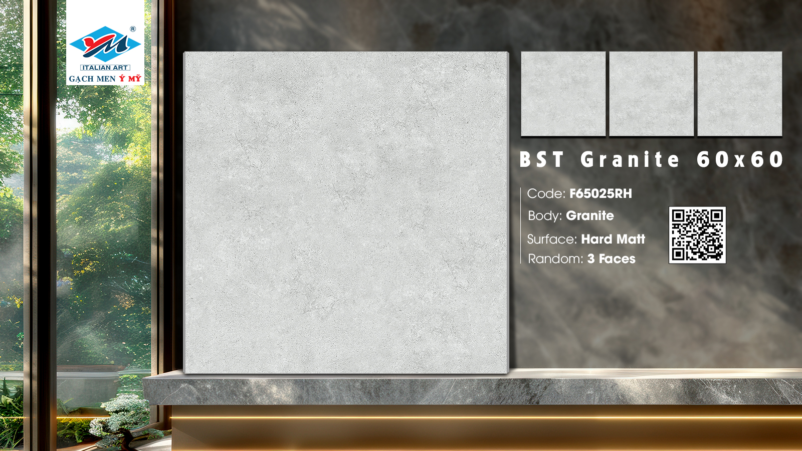 Gạch Lát nền Ý Mỹ 60x60 F65025RH - Ảnh 7