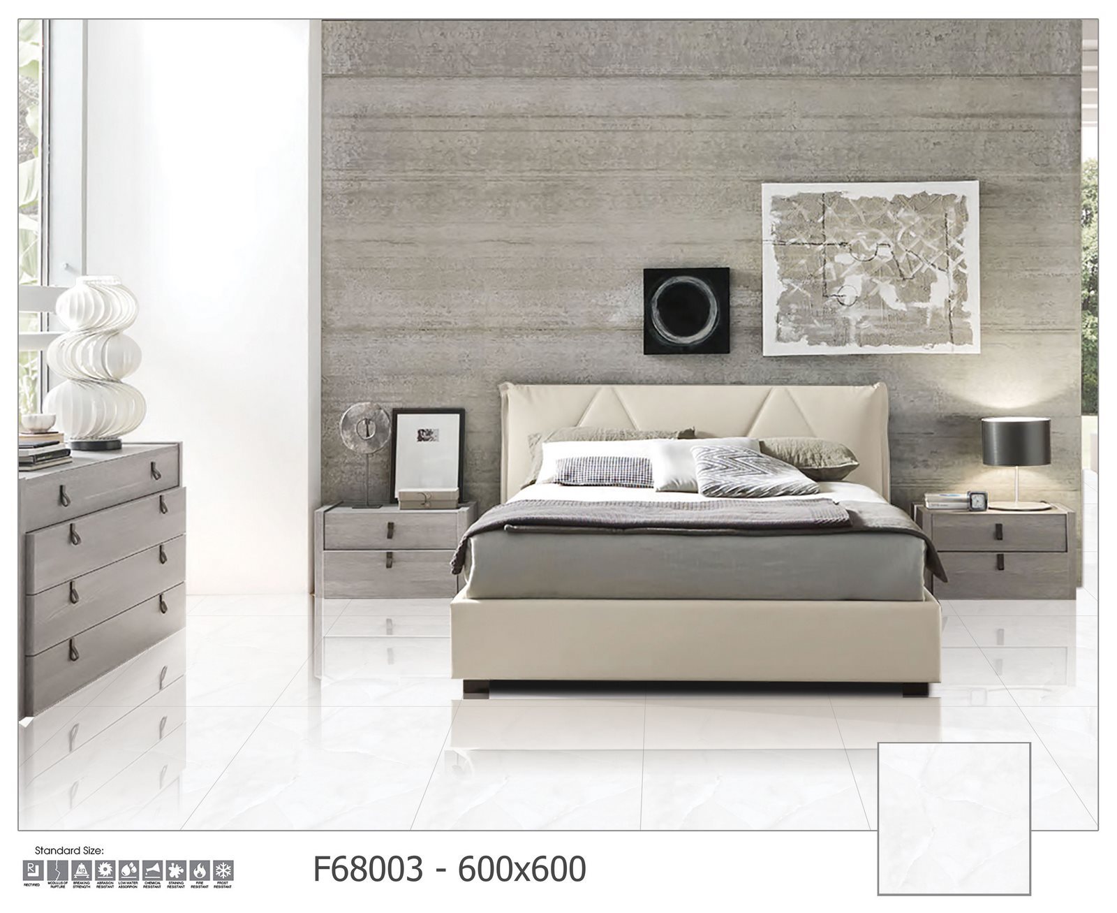 Gạch Lát nền Ý Mỹ 60x60 F68003 - Ảnh 4