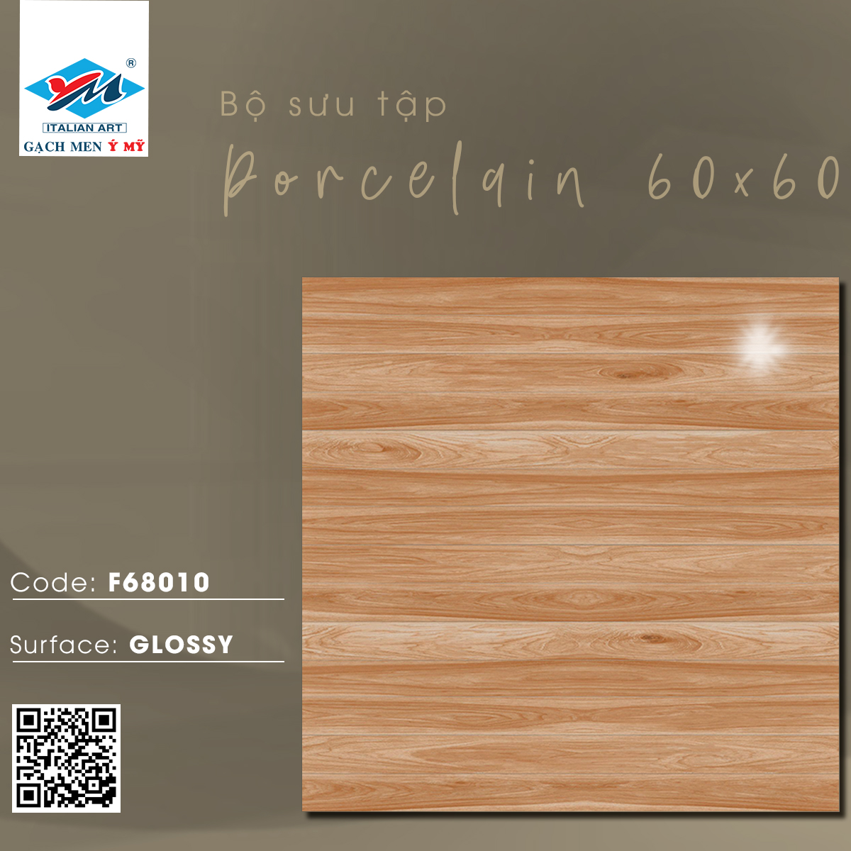 Gạch Lát nền Ý Mỹ 60x60 F68010 - Ảnh 5