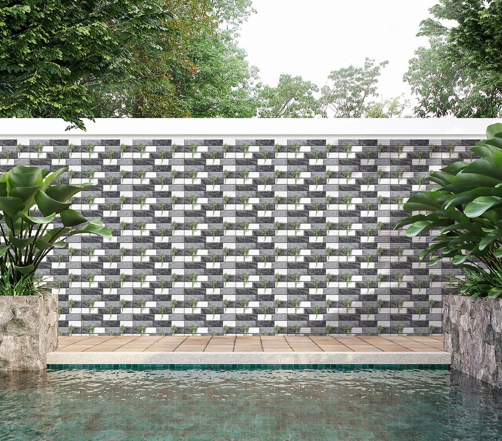 Gạch Gạch trang trí Ý Mỹ 20x40 G24005TS - Ảnh 2