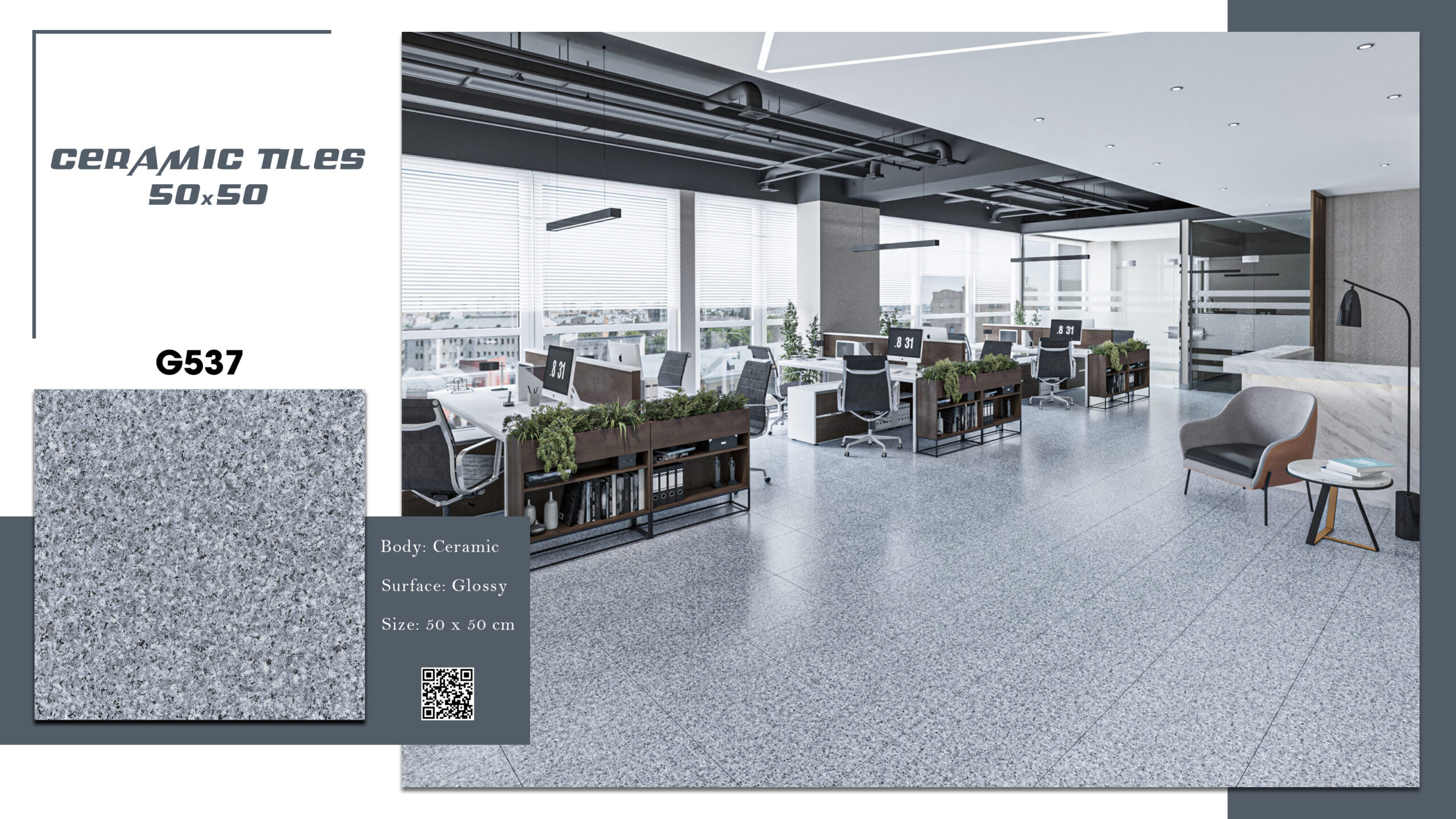 Gạch Lát nền Ý Mỹ 50x50 G537