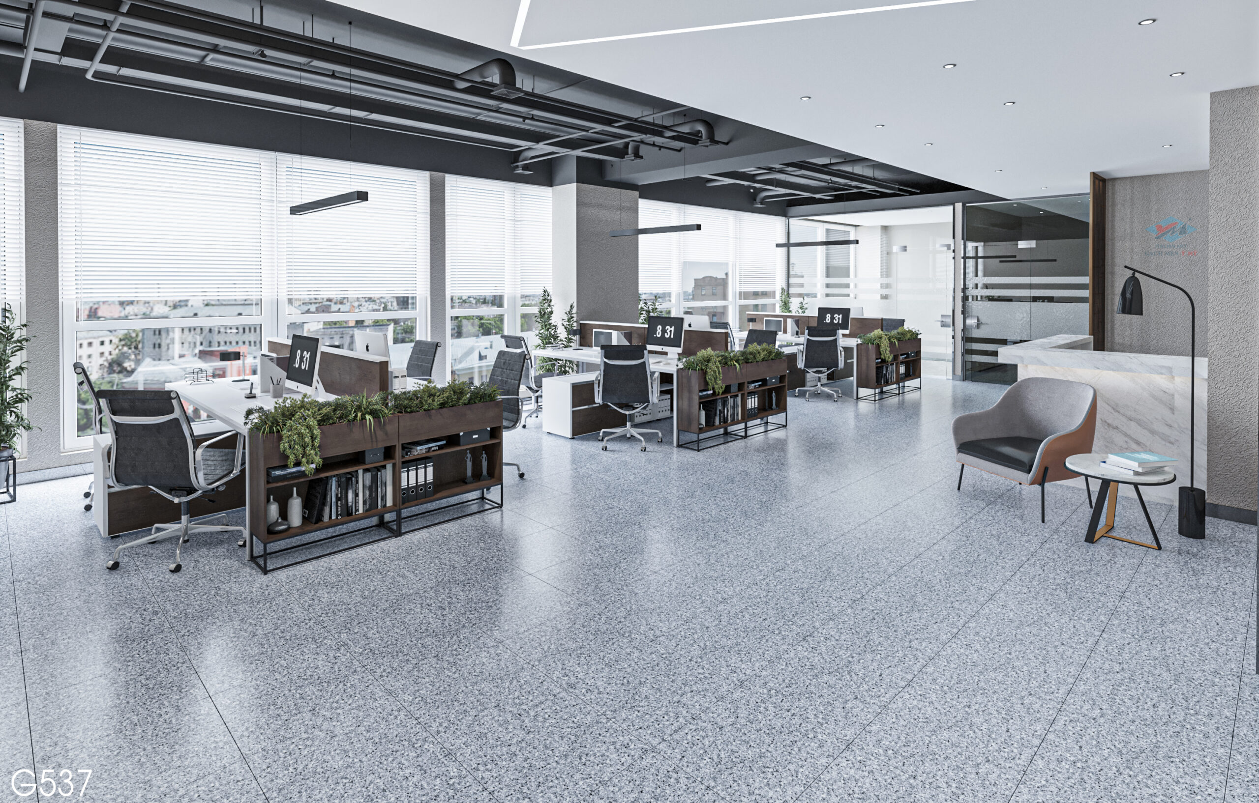 Gạch Lát nền Ý Mỹ 50x50 G537 - Ảnh 2