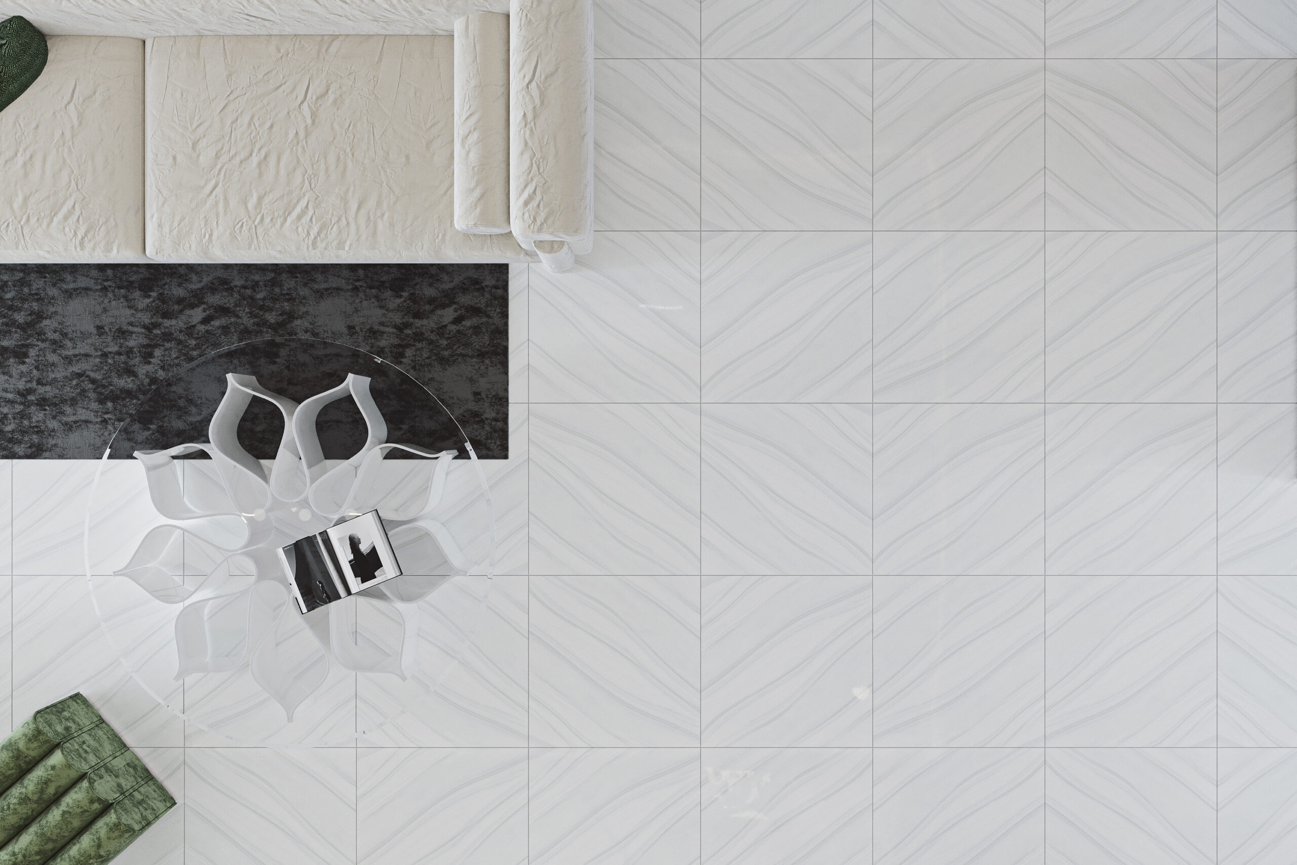 Gạch Lát nền Ý Mỹ 80x80 HPF88001 - Ảnh 2