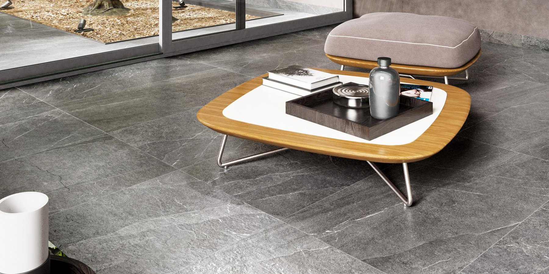 Gạch vân đá tự nhiên Vietceramic 60x120 612LAPIGR - Ảnh 5