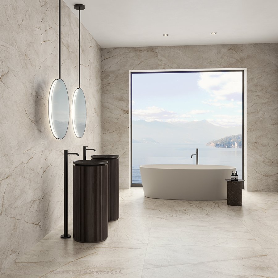 Gạch vân đá marble Vietceramic 120x120 120MDWHEVVE - Ảnh 3