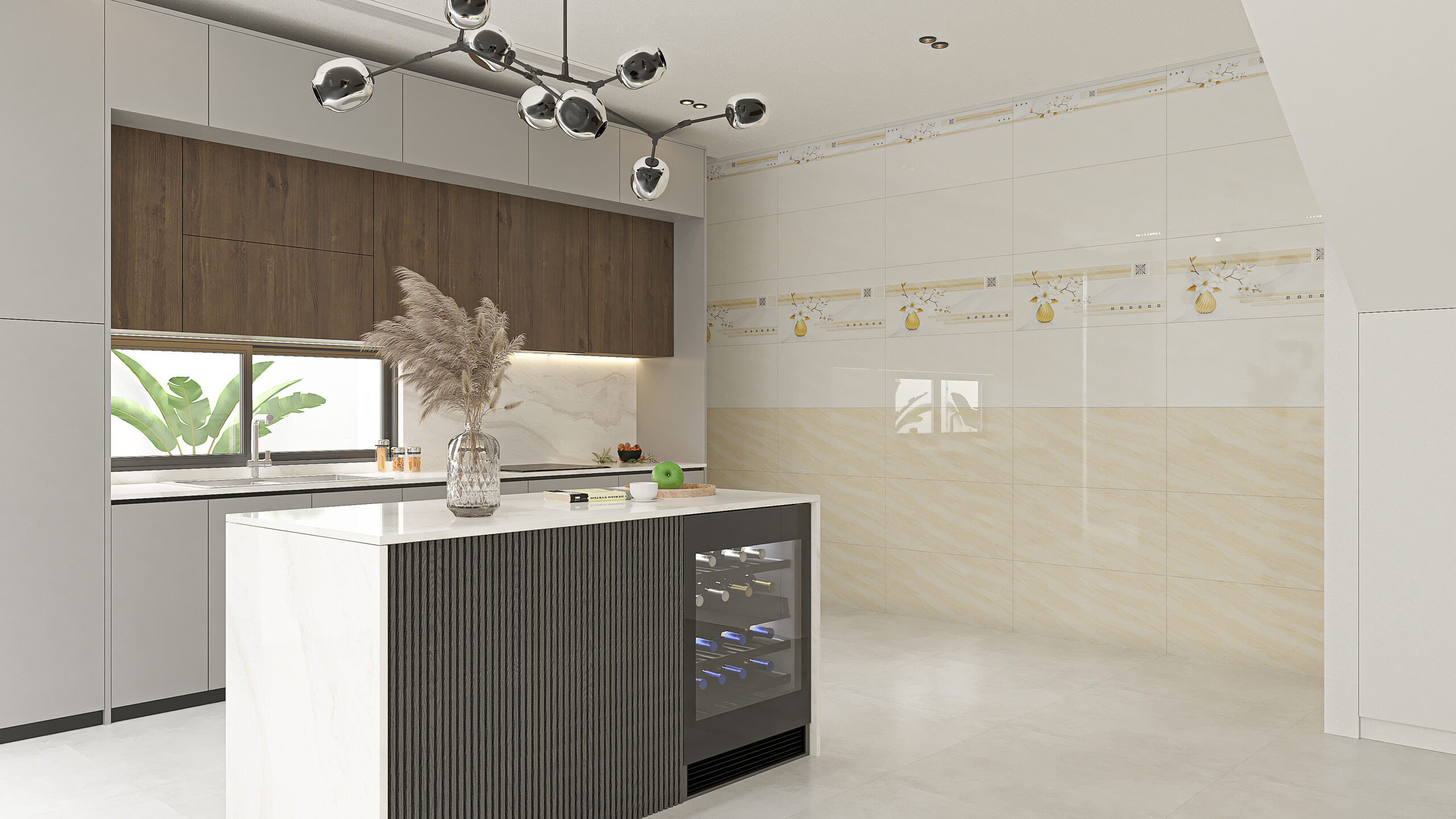 Gạch Ốp tường Ý Mỹ 40x80 MN4801D - Ảnh 5