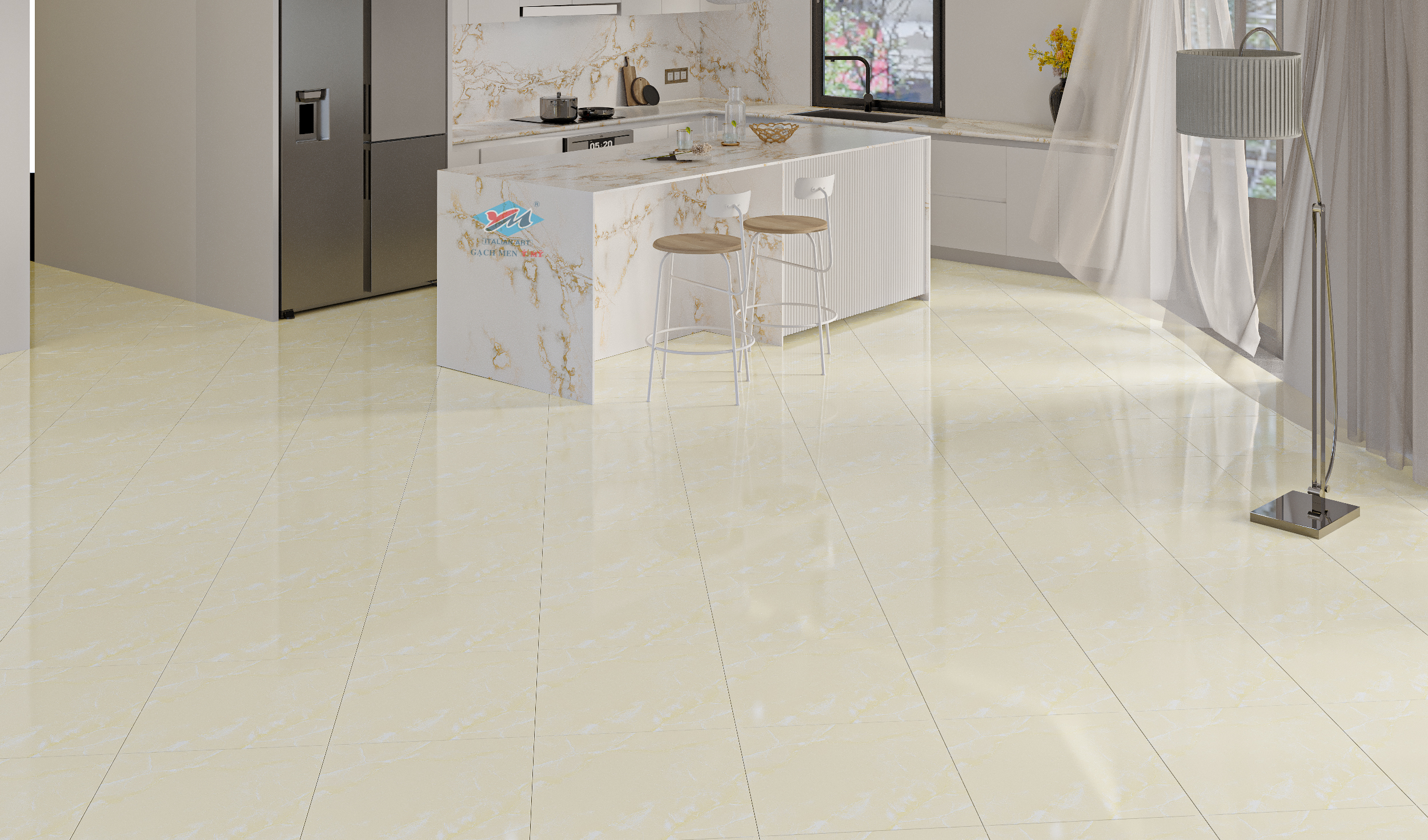 Gạch Lát nền Ý Mỹ 50x50 MT5002 - Ảnh 2