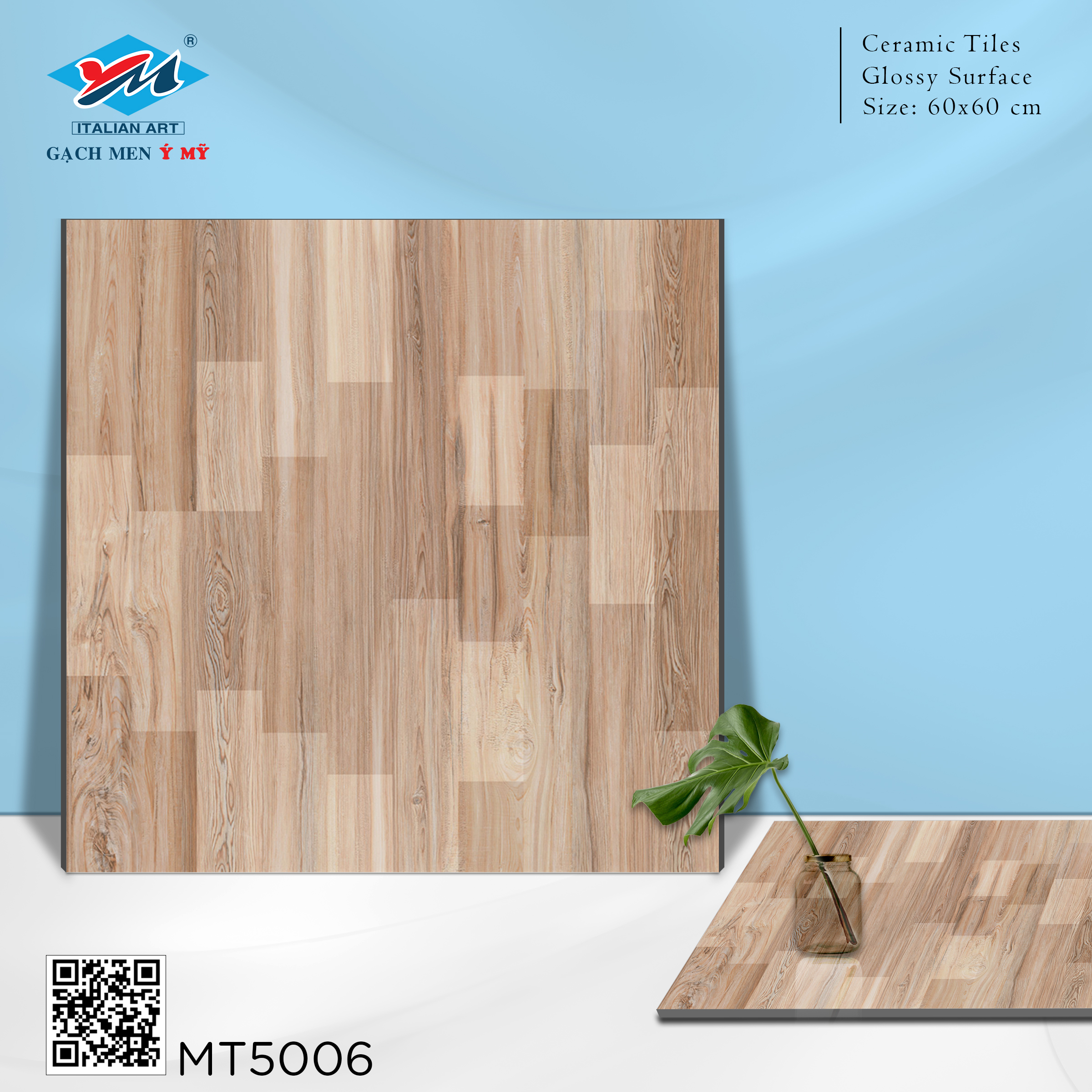 Gạch Lát nền Ý Mỹ 50x50 MT5006 - Ảnh 2
