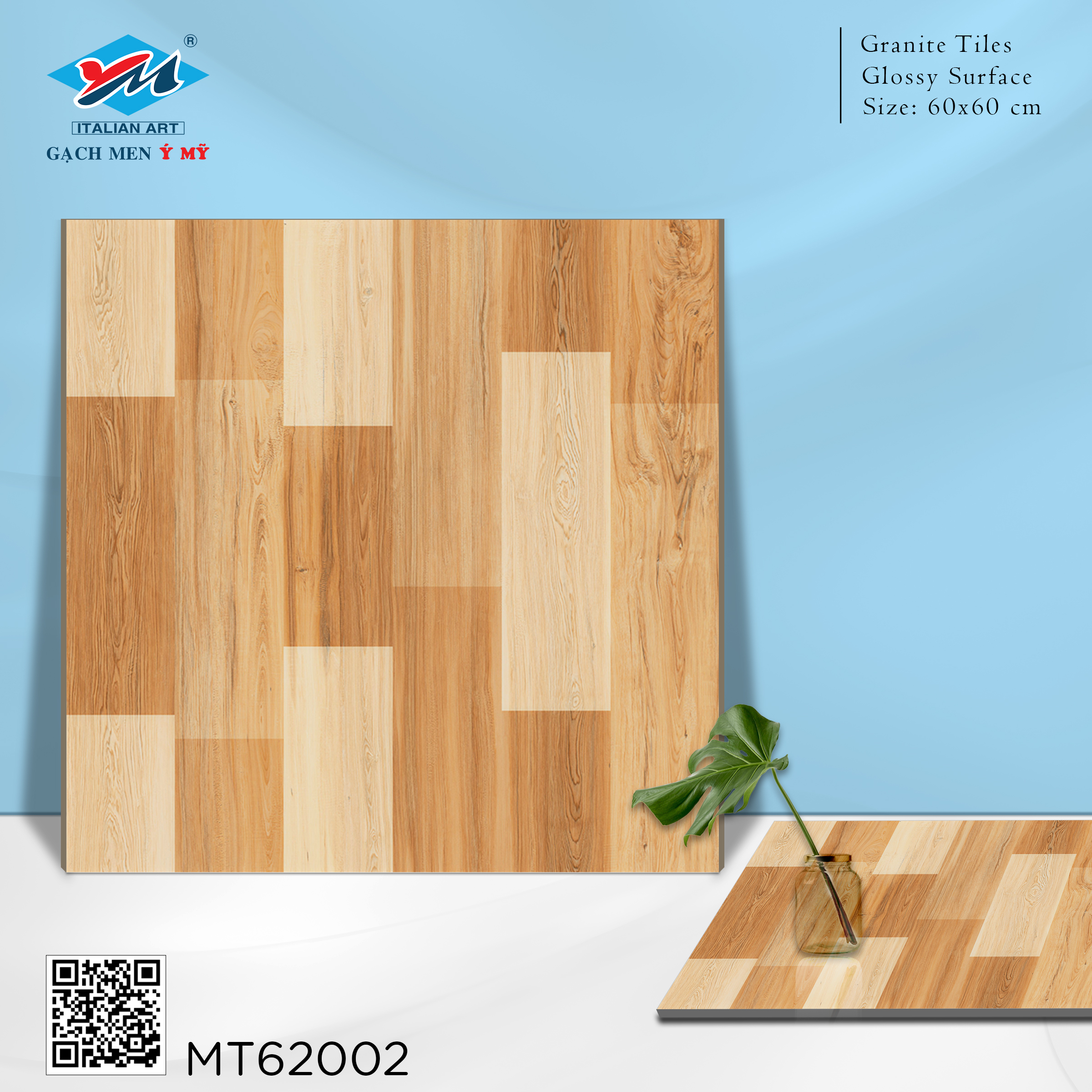 Gạch Lát nền Ý Mỹ 60x60 MT62002 - Ảnh 2