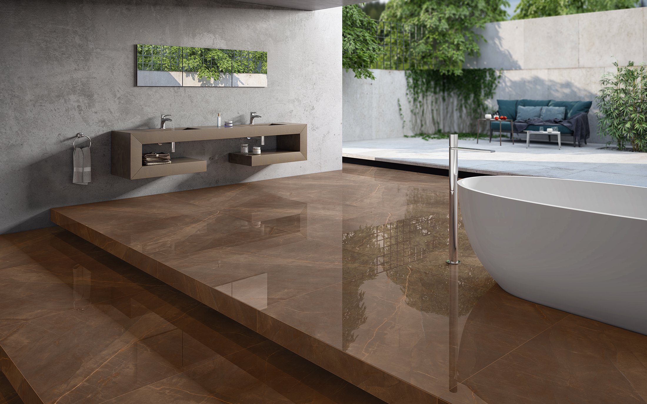 Gạch vân đá marble Vietceramic 60x120 612ARGO - Ảnh 5