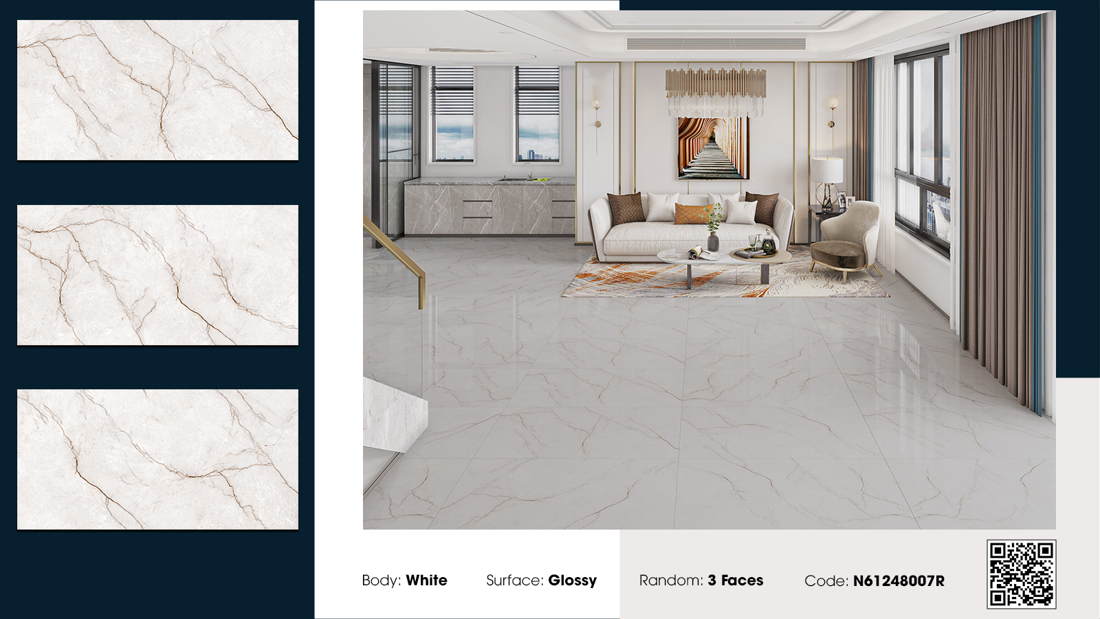 Gạch Lát nền Ý Mỹ 60x120 N61248007R